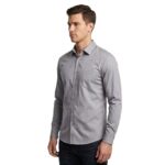 Premium Fabric Grey Shirt For Men