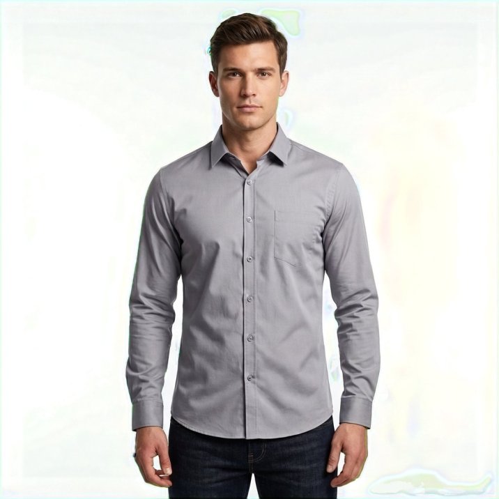 Premium Fabric Grey Shirt For Men Premium Fabric Grey Shirt For Men