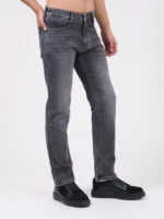 Mid Grey Jeans For Men - Image 3
